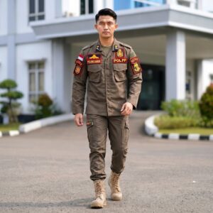 pdl satpol pp lengkap logo merah kuning