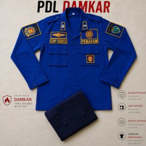 pdl satpol pp model gamlok– bordir tampa lis pinggir | bisa custom nama